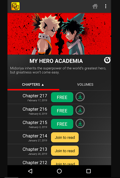 Manga apps