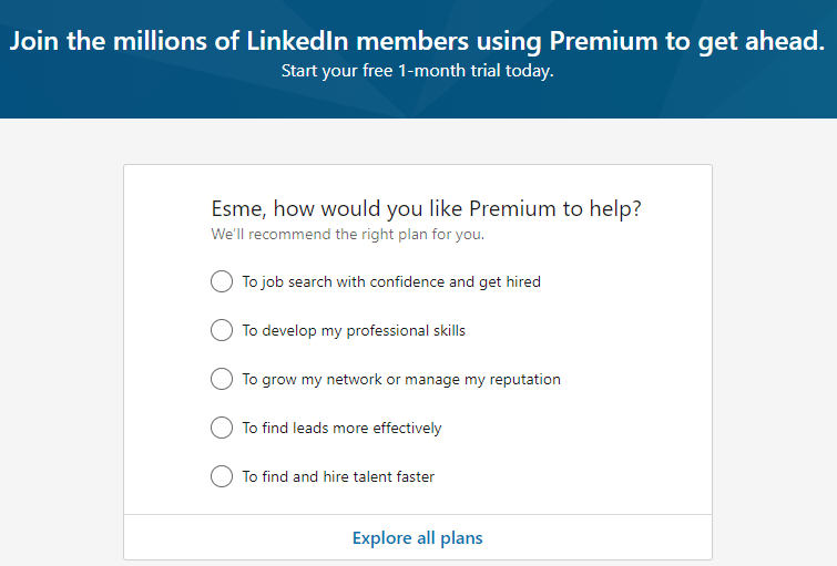 How to get LinkedIn Premium for Free? 2