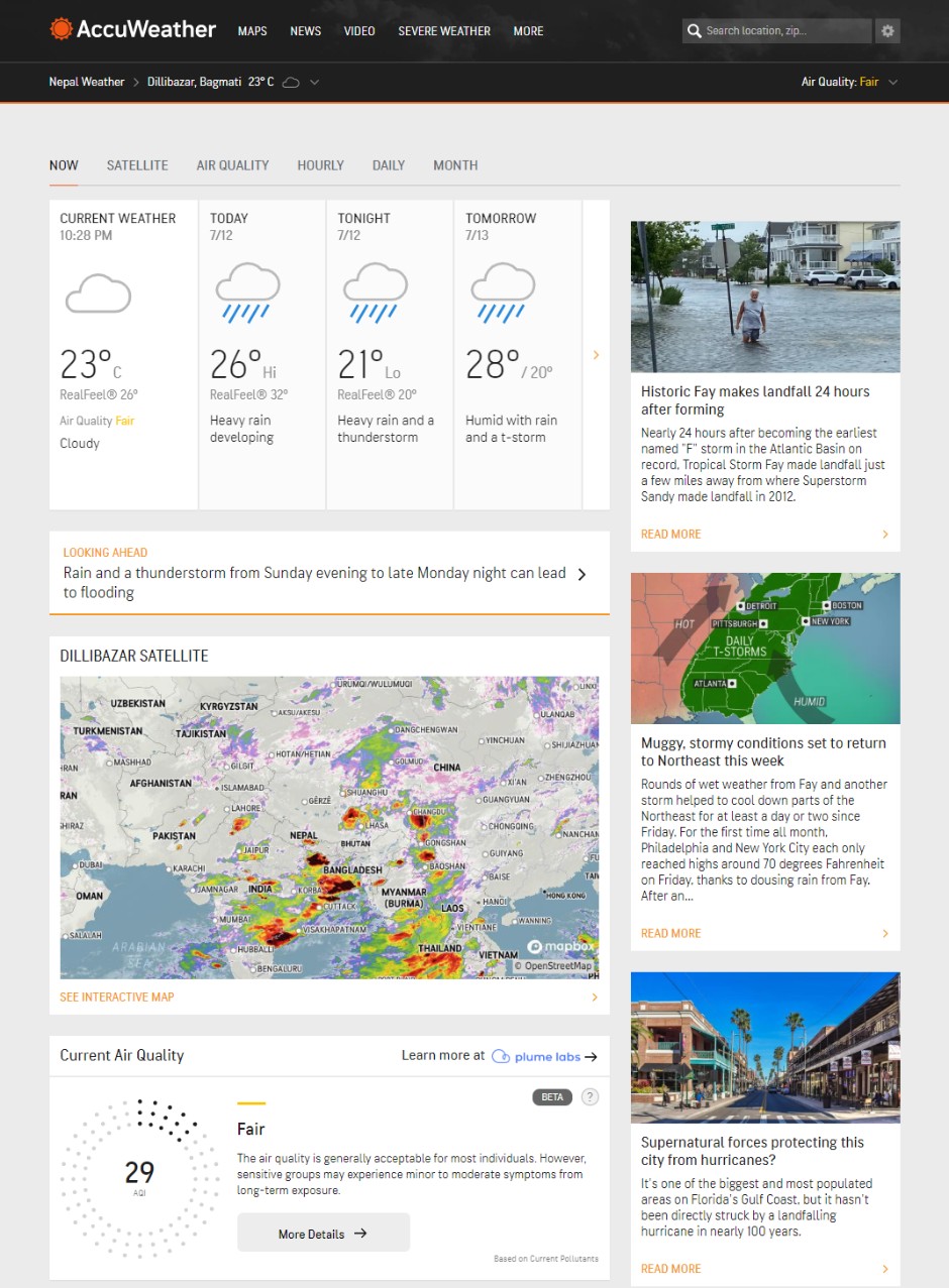 Best Weather Forecasting Websites