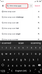 How to get Time Wrap Scan Filter