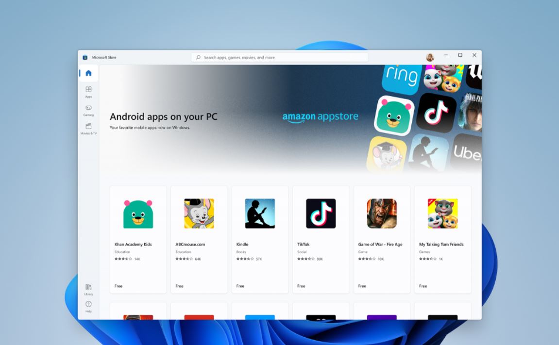 Android Apps on Windows 11