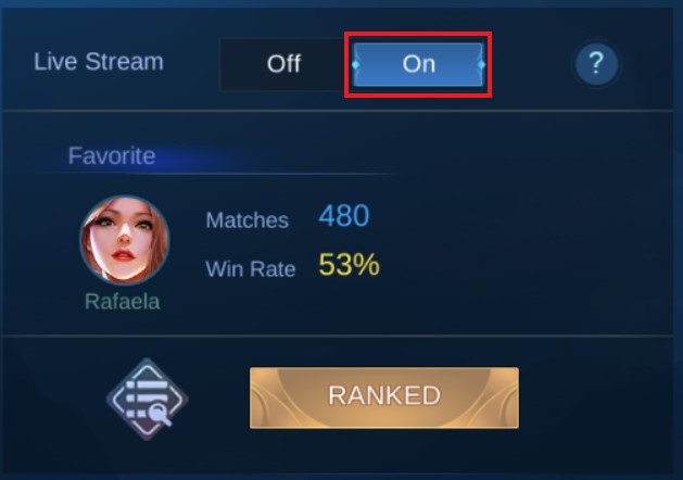 How to start in-game Livestream in Mobile Legends? 1